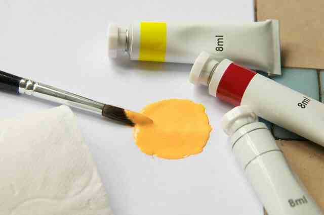 Как смешать краски, чтобы получить персиковый Цвет
