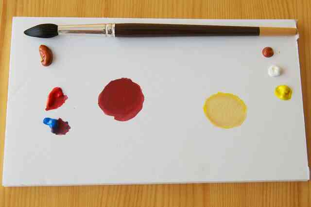 Как смешать краски, чтобы получить Цвет вина