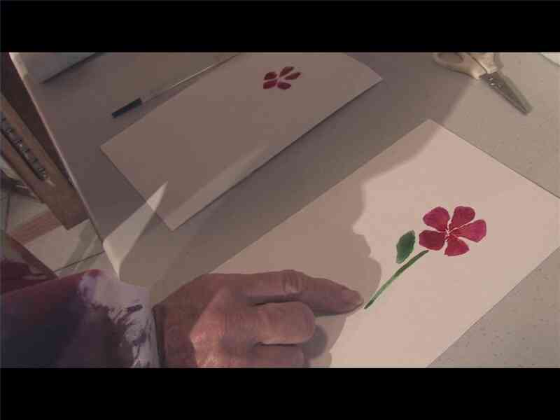 Как руки рисовать цветы